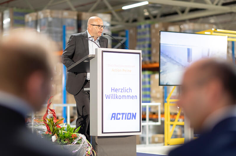 Logistikzentrum-Eröffnung
