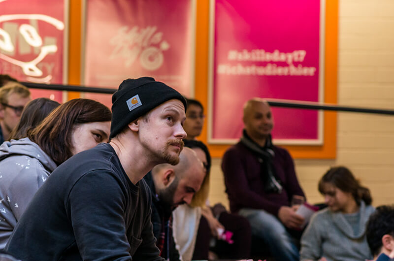 Skills Day, Workshops für Studenten.