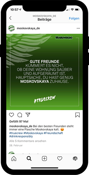 Social Media für Moskovskaya