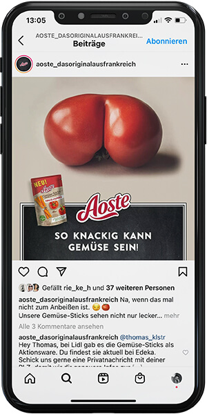 Aoste Instagram